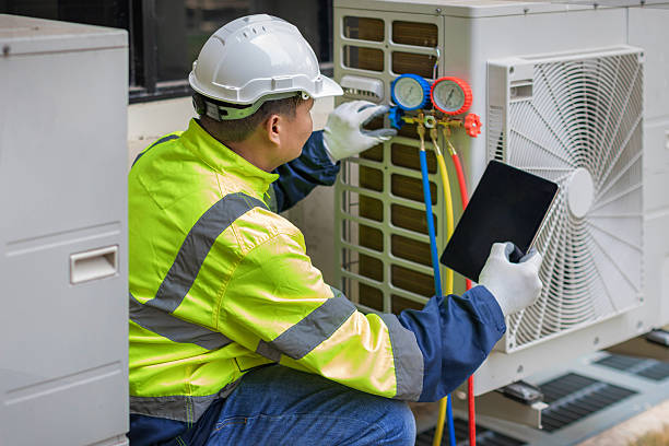 Professional Ductwork Repair technician working in Woodleaf, NC